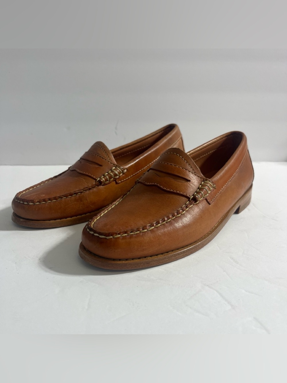 G.H. Bass & Co. Brown Leather Penny Loafers